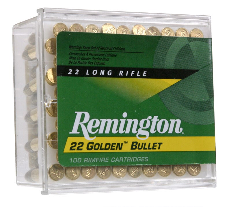 Remington 22 Golden Bullet 22 LR 36 Grain 100 Rounds-img-1