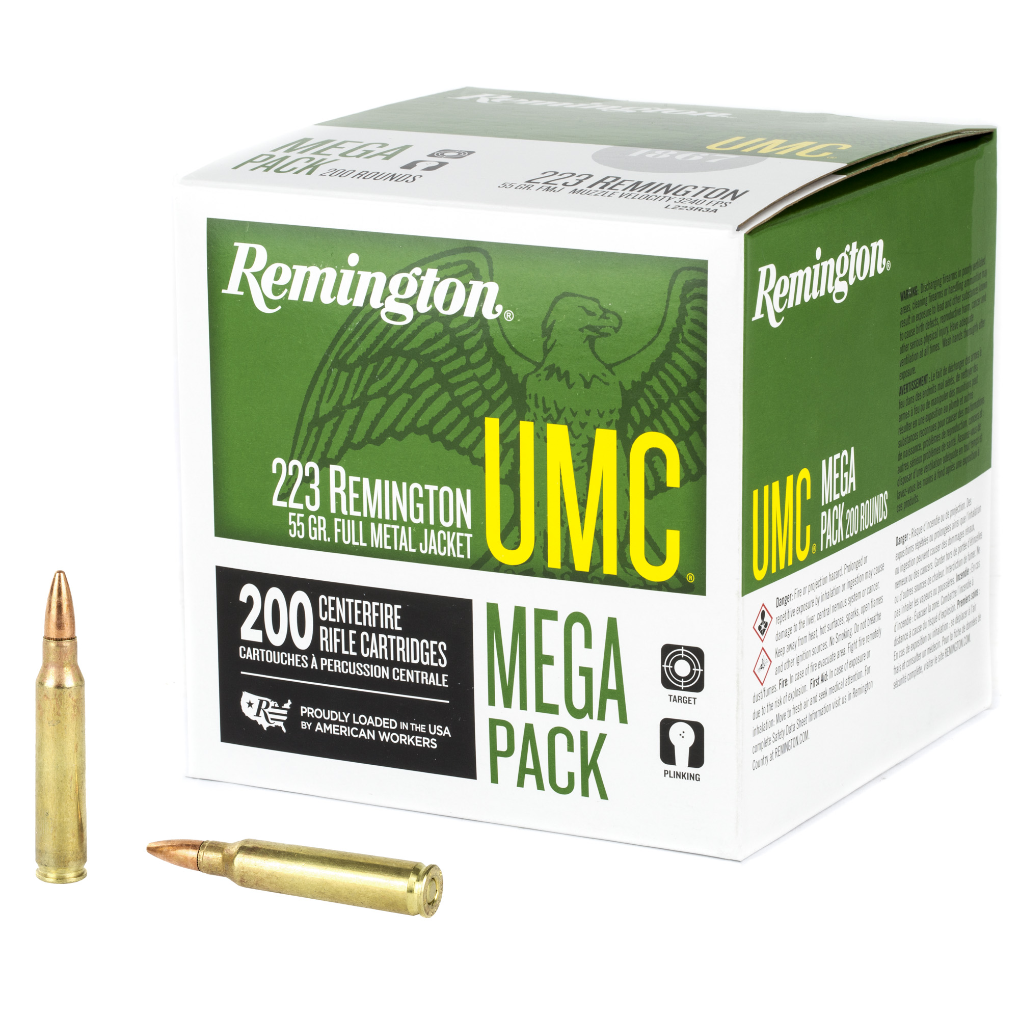 Remington 223 Remington 55 Gr FMJ Mega Pack-23683 800 Rounds-img-0