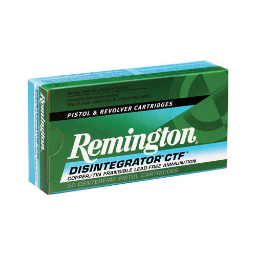 Remington Disintegrator CTF Lead-Free Handgun 9mm 100 GR 1300 fps 50 Rounds-img-0